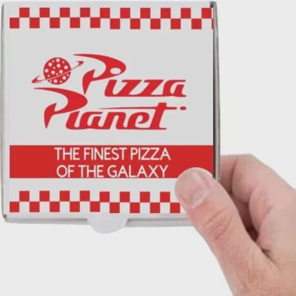 Pizza Planet Pizza Boxes, Red Checkered Design (Set of 10)