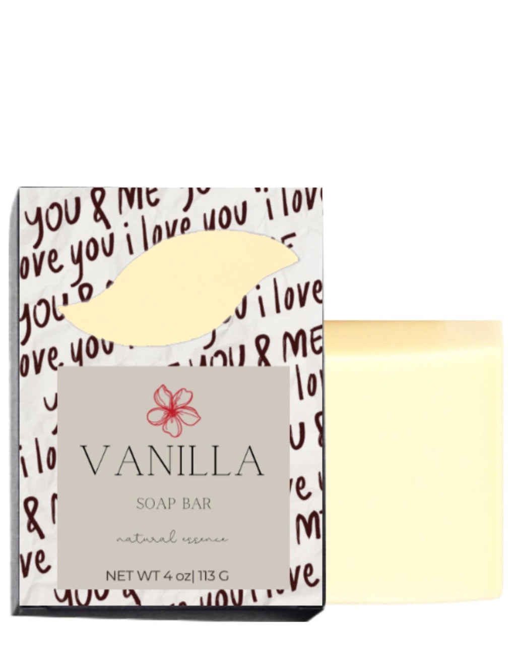Creamy Vanilla Soap Bar |Handmade Organic Bar|Shea and Cocoa Butter Blend | Collagen Infused | 4 oz
