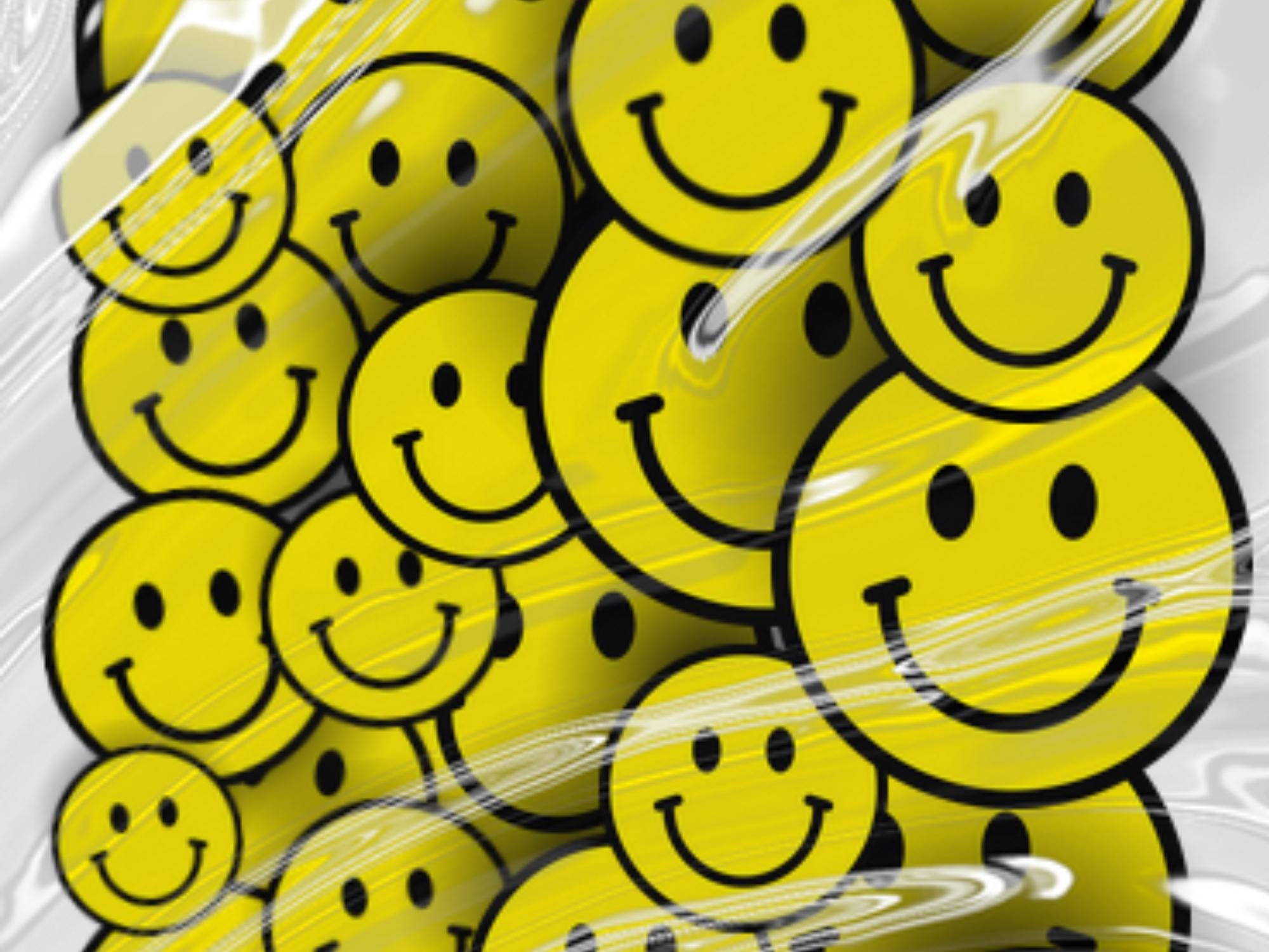 Yellow Birthday Smiley Confetti | Fun Party Decor | Mixed Sizes