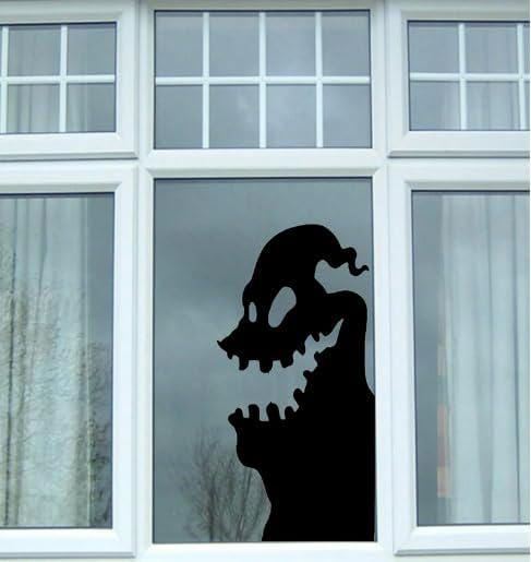 Halloween Fun Large Spooky Goblin Window Cling Decal Silhouette 23H