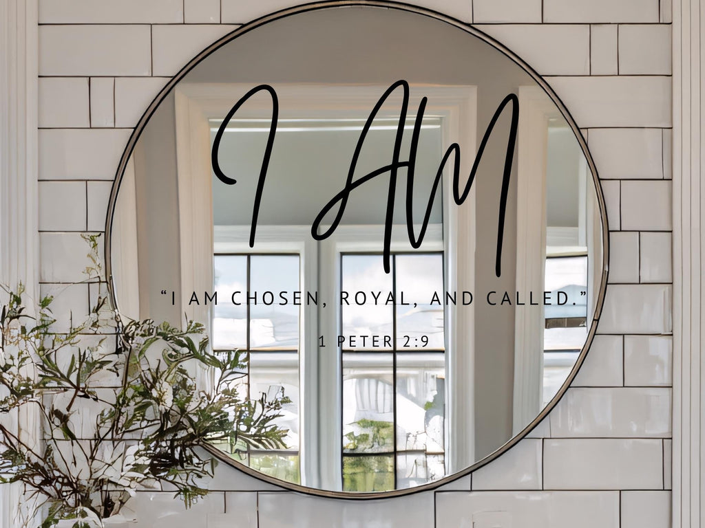 I AM Scripture Wall Decals | Christian Inspirational Quotes | Peel and Stick Wall Art