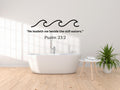Psalms 23:2 Bible Verse Wall Art | Faith Based Motivation | Vinyl Wall Decals