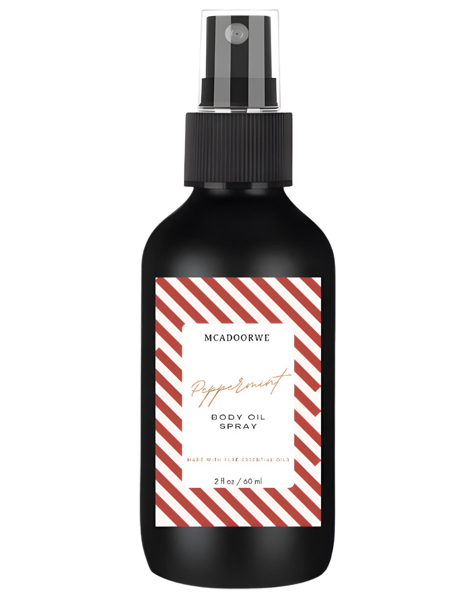Holiday Peppermint Body Oil | Natural Handmade Collagen Infused Oil Spray | 2 oz Christmas Edition
