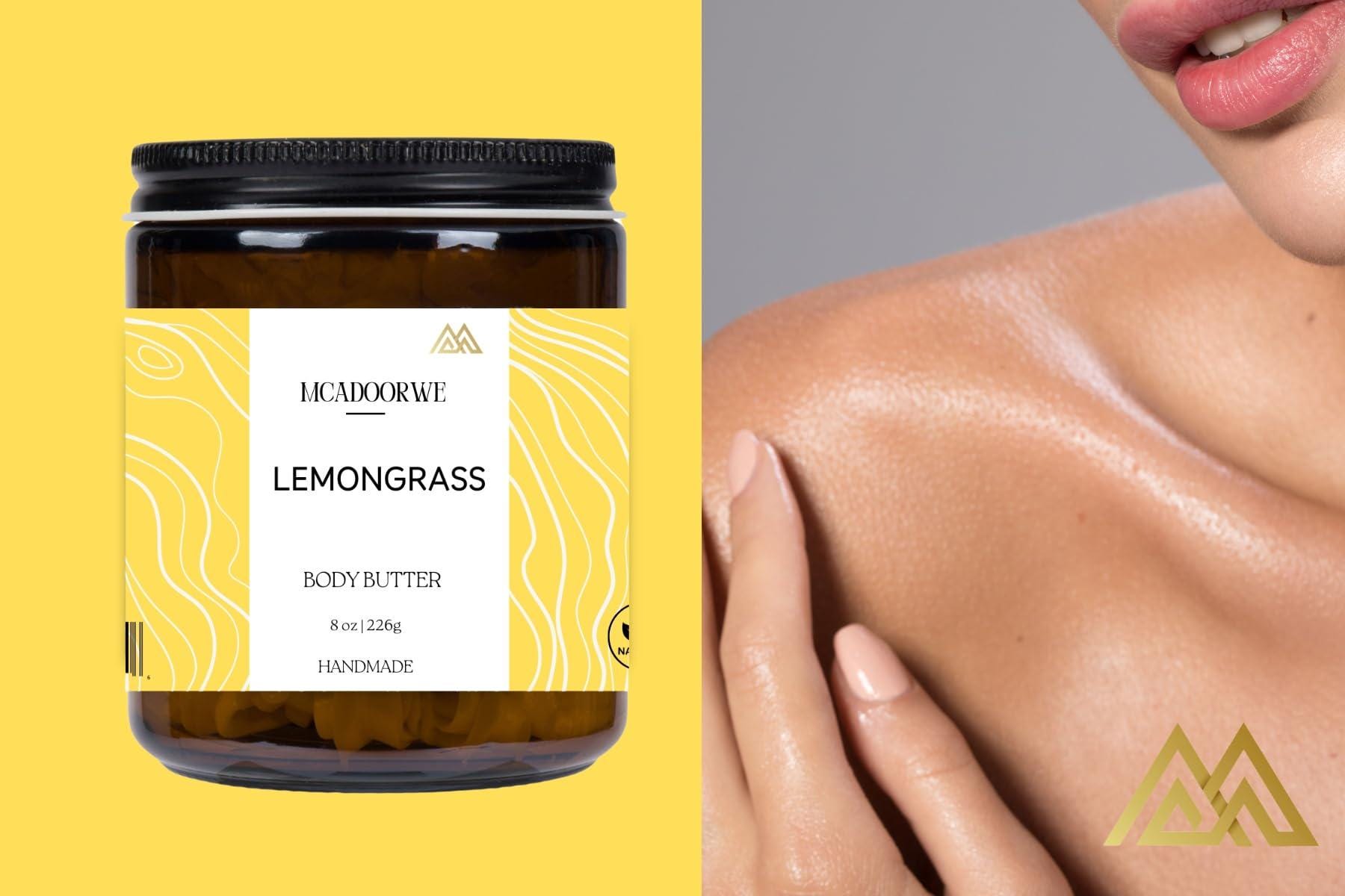 LEMONGRASS |Organic Whipped Body Butter| Exclusive| Moisturizing| 8oz