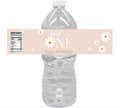Wild One 1st Birthday Water Bottle Labels | Floral Theme|12ct| 1st Birthday Favors