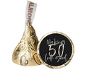 Making 50 Look Good Glossy Candy Stickers | Custom 0.75" Vinyl Labels | 50th Birthday Party Set of 100