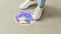 Cute Unicorn Floor Decals Set | 6x6 Vinyl Removable Stickers | Set of 4