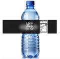 Talk Thirty to Me | 30th Birthday Water Bottle Labels | Set of 12 | Party Favors