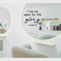 Jeremiah 1:5 Bible Verse Wall Decal, Black Scripture Art
