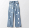 Iron On Heat Transfer Cross Vinyl | White Iron On Crosses | Multiple Sizes Included |30 Crosses