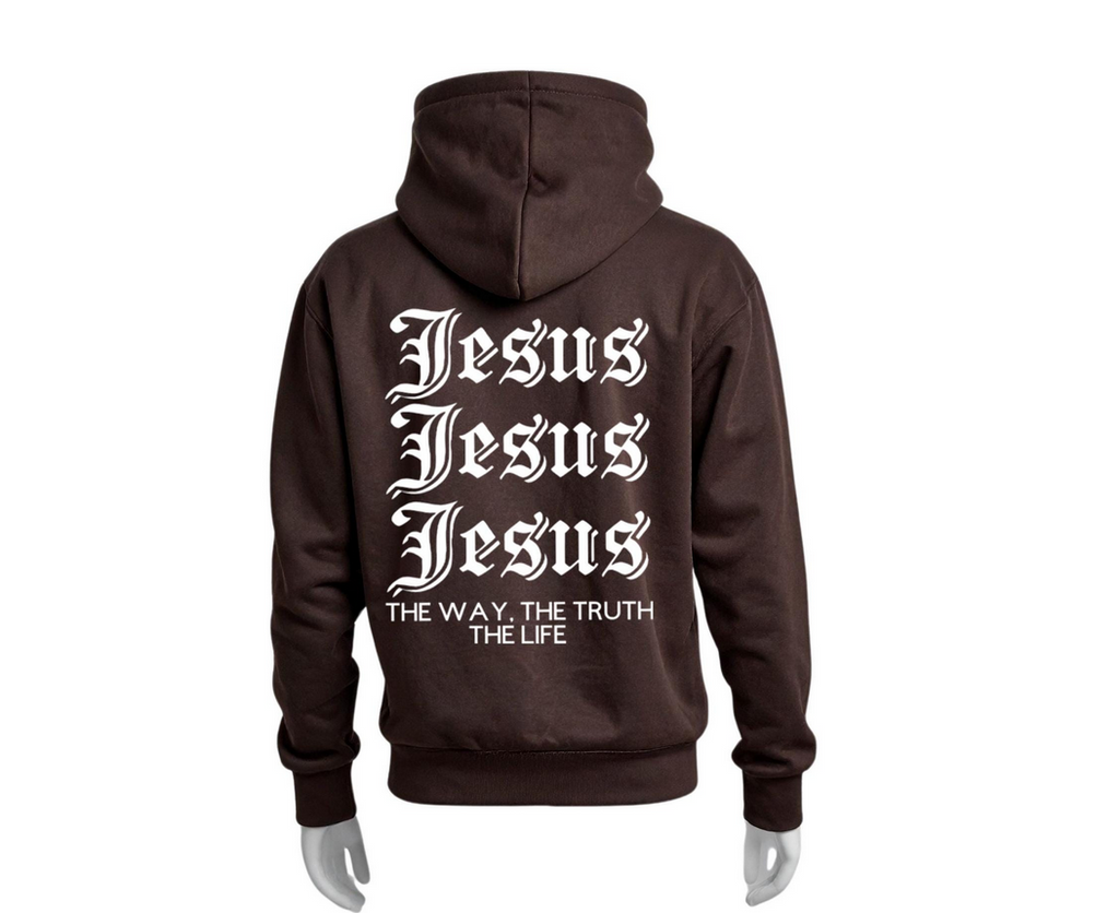 Jesus The Way The Truth The Life Iron On Vinyl | 11.4x14 Faith Decal | Christian Apparel