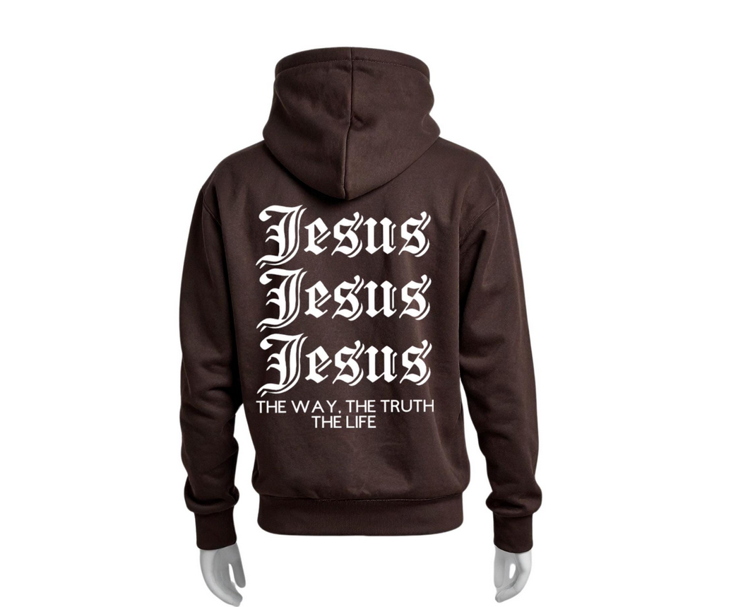 Jesus The Way The Truth The Life Iron On Vinyl | 11.4x14 Faith Decal | Christian Apparel