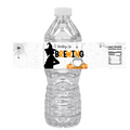 A Baby Is Brewing Water Bottle Labels | Halloween Baby Shower Favors | Pumpkin Witch Cauldron Theme | 12| Glossy