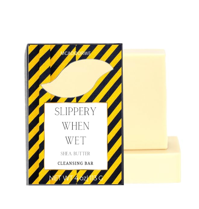 Slippery When Wet Cleansing Soap Bar| Shea Butter|Collagen infused Handmade Soap Bars| 1 Moisturizing Bath Bar
