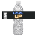 Level Up Gamer Birthday Water Bottle Labels | Set Of 12 Gaming Drink Wraps