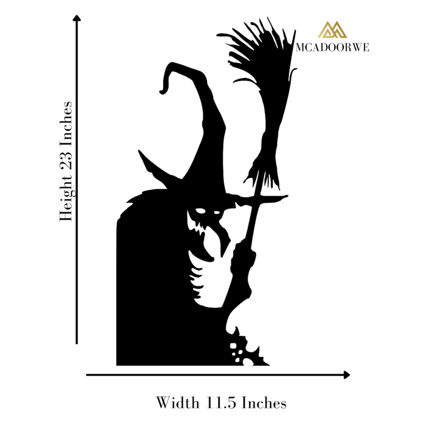 Wicked Witch Large Halloween Window cling decor