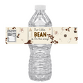 Our Little Bean is On The Way Water Bottle Labels | Coffee Theme Baby Shower Favors | Fun Nutrition Facts Panel Design | 12 | Glossy