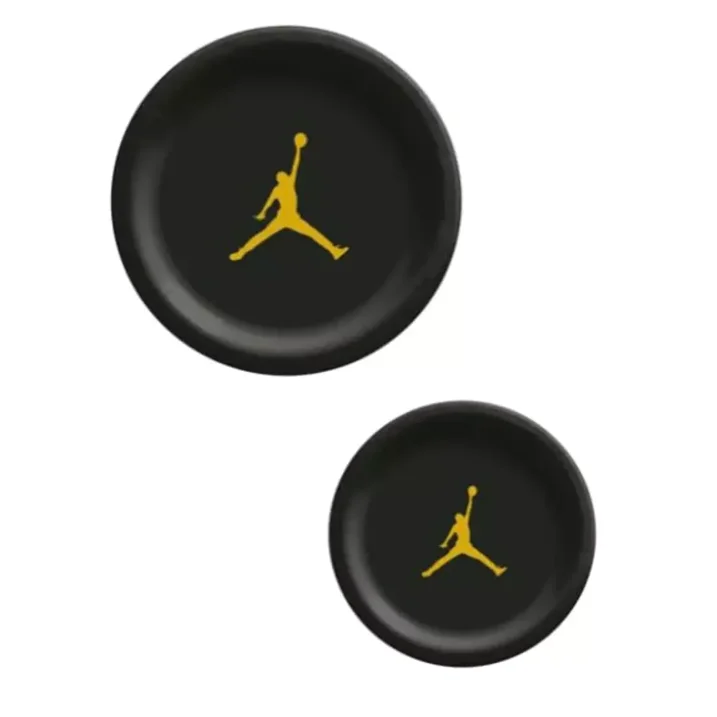 Custom Party Black and gold Birthday Party Plates set of 30 plates