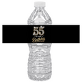55 Its My Birthday Water Bottle Labels | Set Of 12| Milestone Party Favors | Birthday Celebration Decor | Drink Wraps