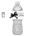 Cheers To Thirty Water Bottle Labels | Set Of 12 |30th Birthday Party Favors | Elegant | Ribbon Design| Drink Wraps