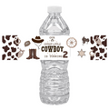Our Cutest Little Cowboy Is Turning 2| 2nd Birthday Water Bottles | Set Of 12| Western Theme