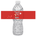 Cheers To 50 Years Birthday Party  Water Bottle Labels | Set Of 12 | High Heel Theme | Glossy Drink Wraps