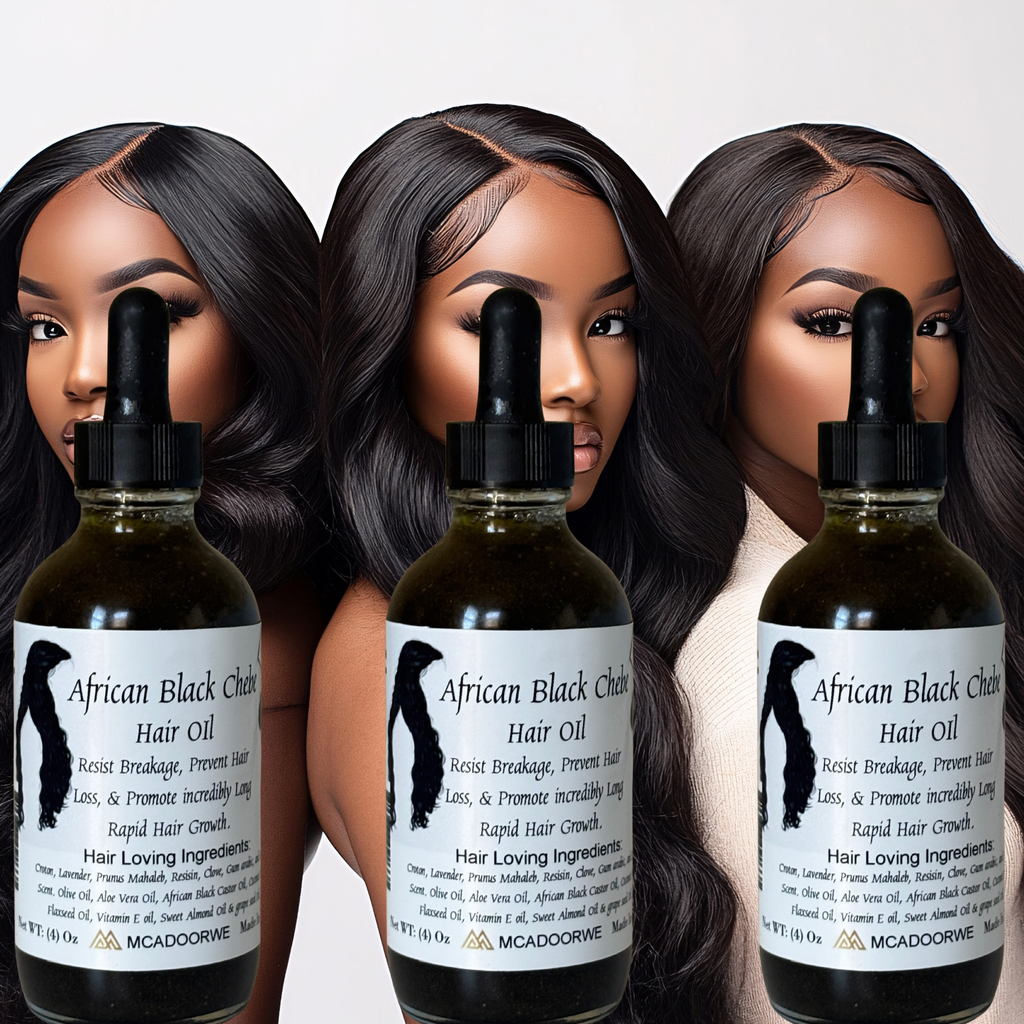 Chebe Oil Hair Strengthener - 4 oz- Authentic Chebe Powder from Chad