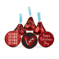 Valentines Day Candy Stickers | Glossy Candy Kiss Labels | Valentine Party Decor