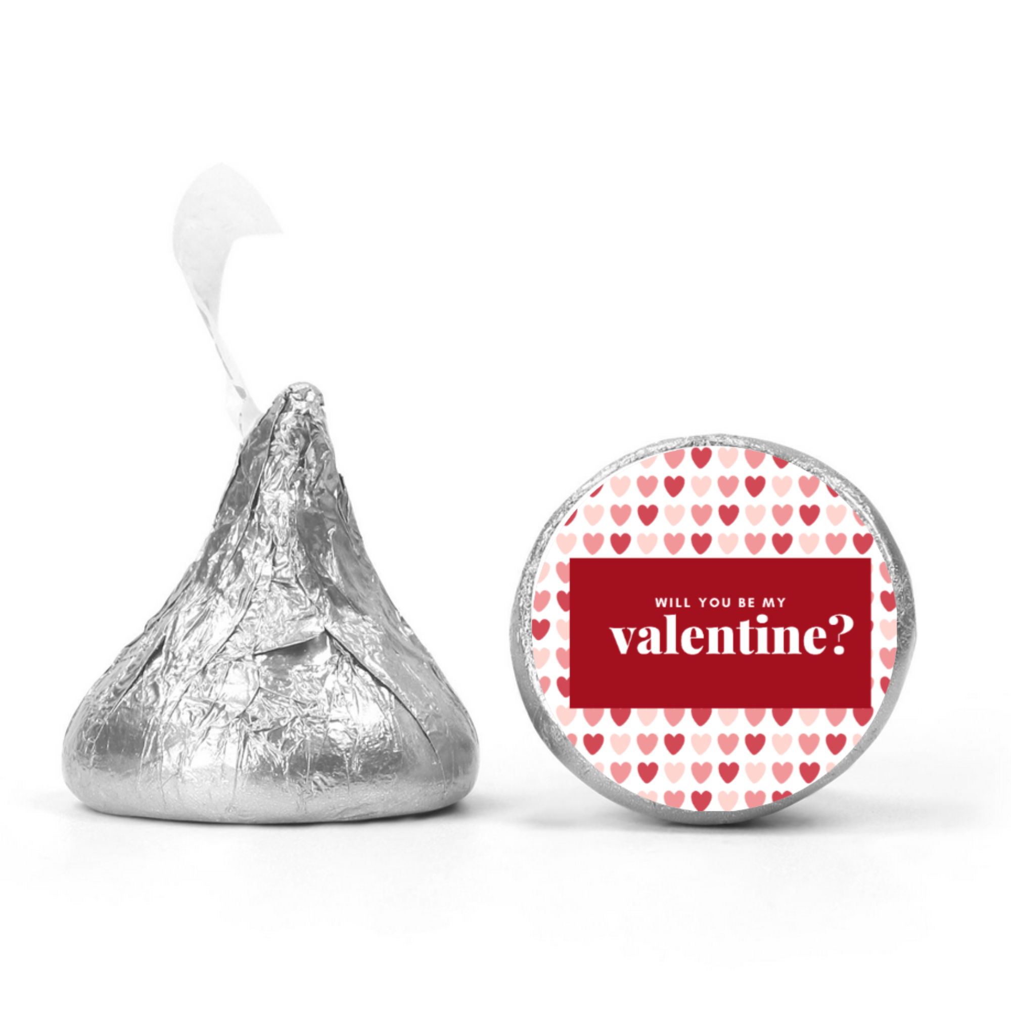 Valentines Day Cupid Candy Stickers | Valentines Kiss Seals | Vinyl Adhesive | Party Accents | 100ct