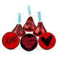 Romantic Candy Stickers | Kiss Bottom Seals | Glossy Vinyl | Celebration Decor | 100ct