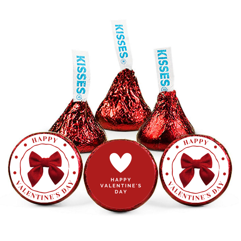 Romantic Table Candy Decor | Valentines Kiss Stickers | Glossy Vinyl | Fun Style