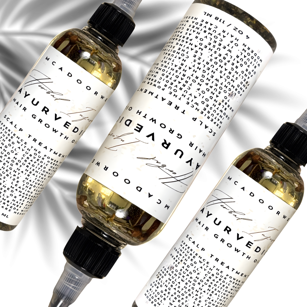 Ayurvedic Herbal Hair Oil for Growth & Scalp Care | Natural Hair Growth Oil with Ayurvedic Herbs | Herbal Infused Oil for Strong Healthy Hair | Scalp Treatment & Nourishing Hair Oil Blend