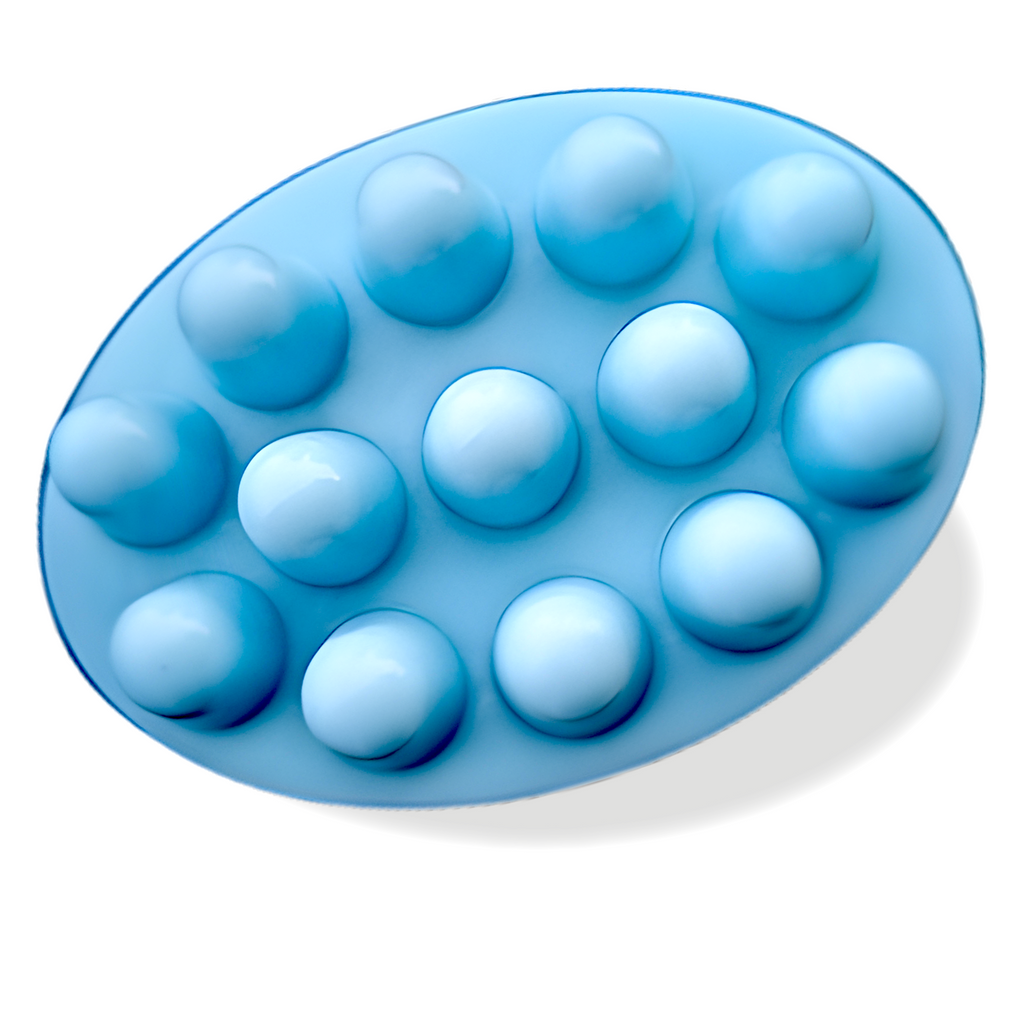 Baby Powder Blue Massage Soap Bar | Vitamin E Infused 5oz Luxury Bar | Massage Soap| Baby Powder Scent | Moisturizing