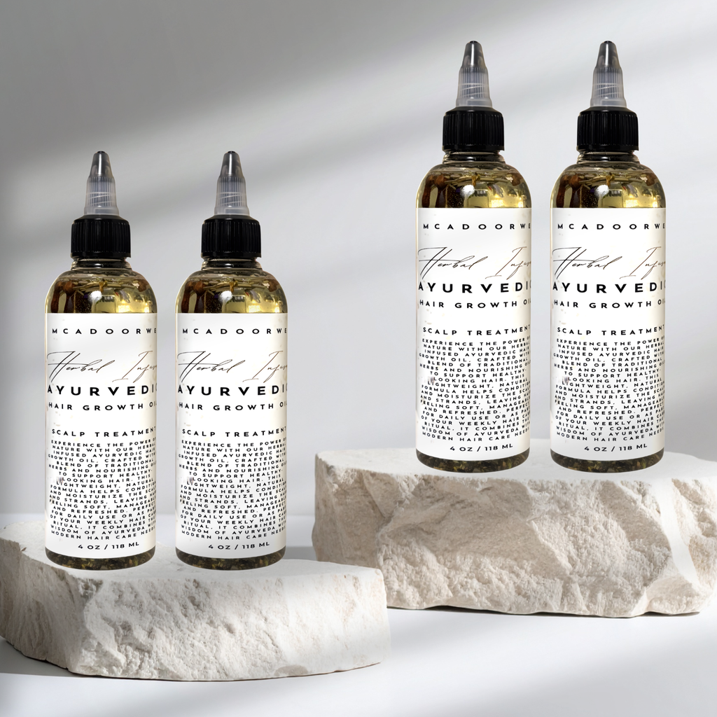 Ayurvedic Herbal Hair Oil for Growth & Scalp Care | Natural Hair Growth Oil with Ayurvedic Herbs | Herbal Infused Oil for Strong Healthy Hair | Scalp Treatment & Nourishing Hair Oil Blend