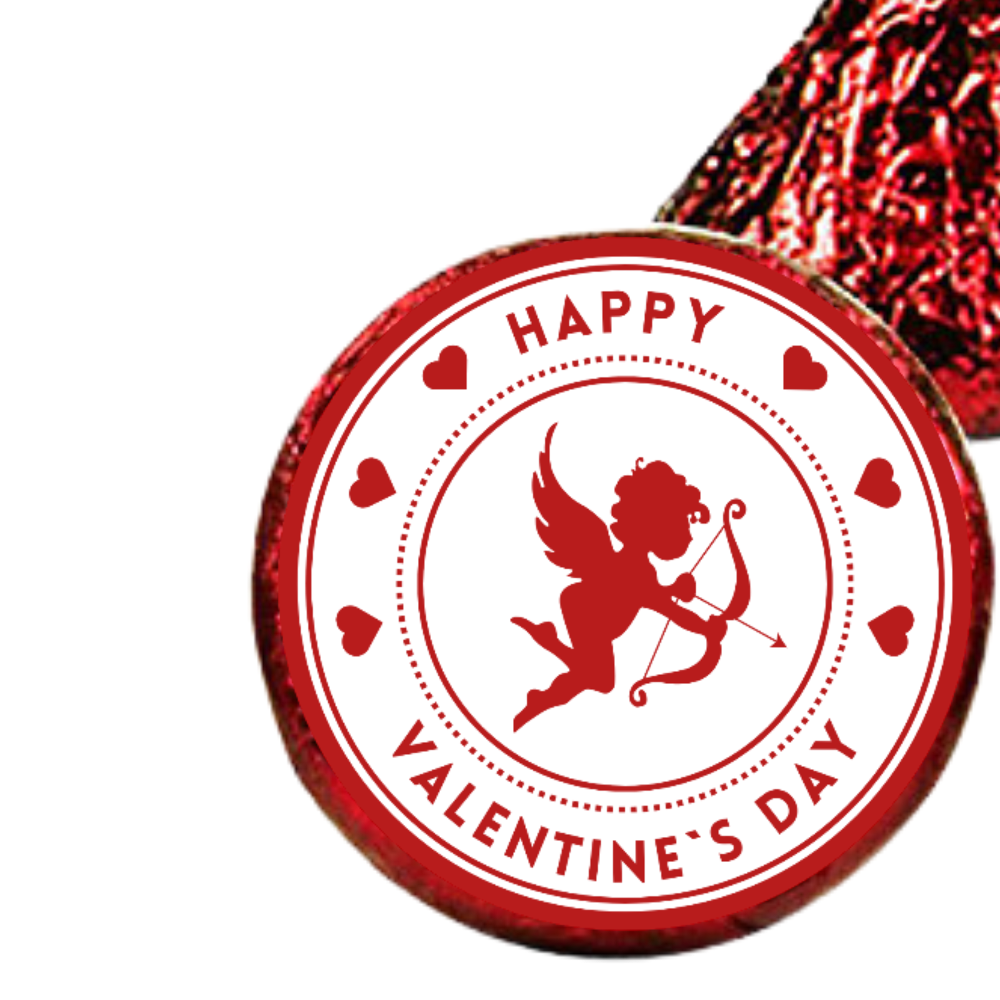 Love Day Candy Labels | Kiss Bottom Stickers | Durable Vinyl | Party Ready| Vinyl Glossy | 100 Count
