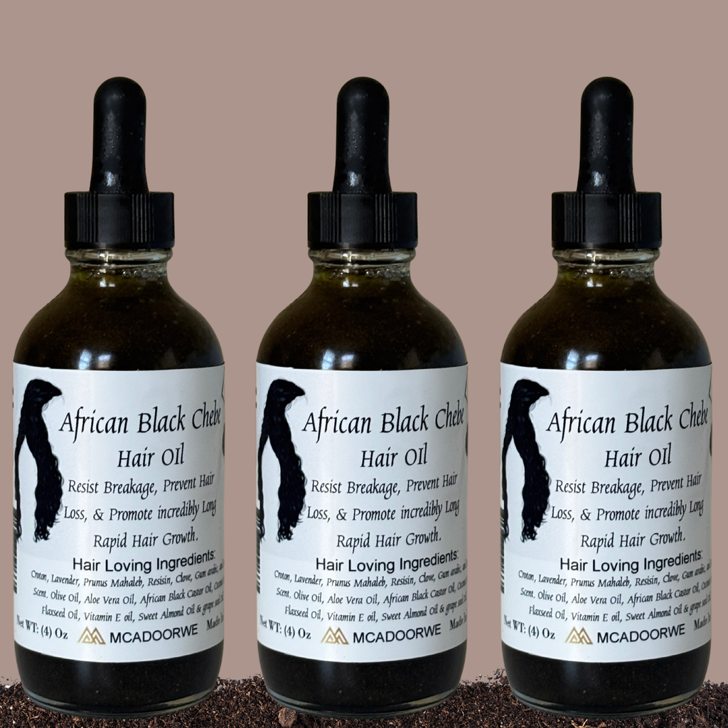 Chebe Oil Hair Strengthener - 4 oz- Authentic Chebe Powder from Chad