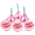 Valentines Day Kiss Candy Stickers |Set of 100|0.75in| Glossy| Happy Valentines Day Favors