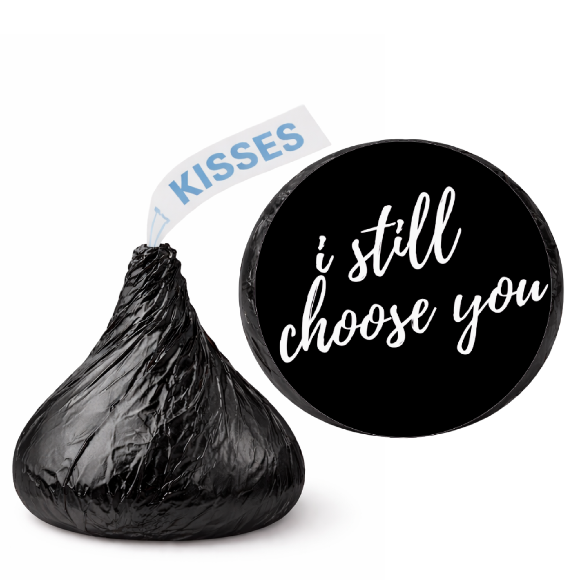 I Still Choose You Stickers | Anniversary Candy Labels | Elegant Design | 100ct | Glossy