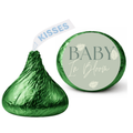 Baby In Bloom Kiss Candy Stickers | Elegant Floral Baby Shower Theme | Glossy| Set Of 100