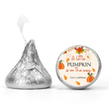 A Little Pumpkin Is on the Way Lets Celebrate| Fall Baby Shower Kiss Candy Stickers |Glossy|100ct