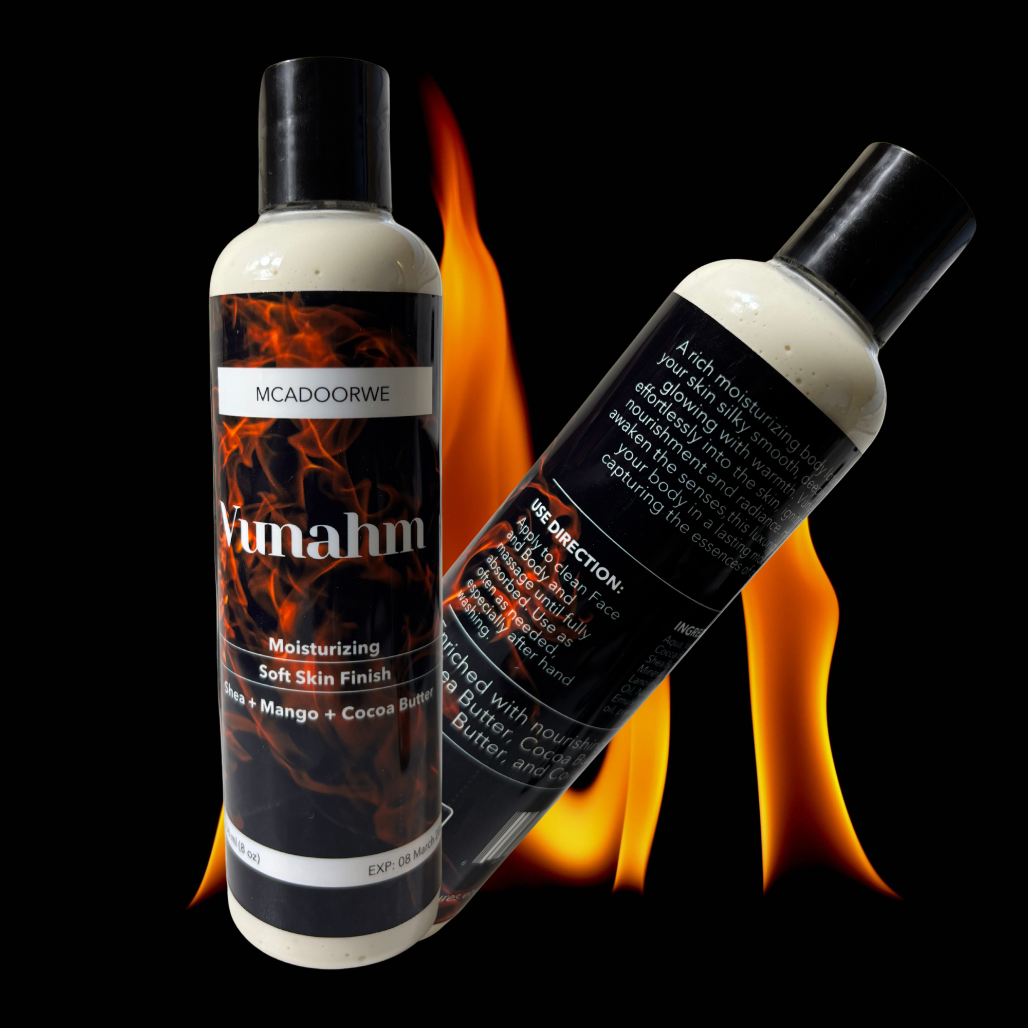 Vunahmn Moisturizing Body Lotion| 8oz| Shea +Mango + Cocoa Butter