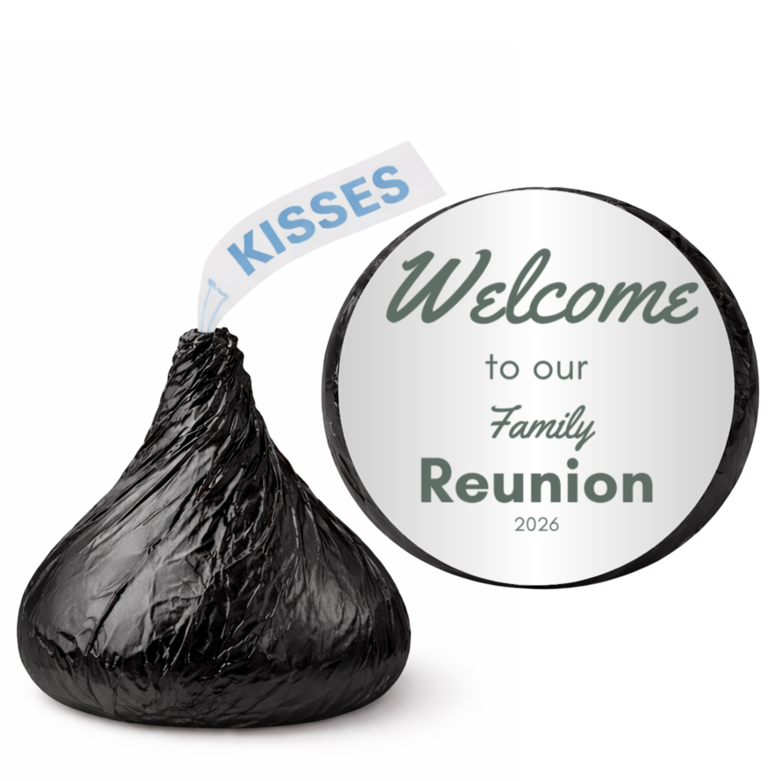 Family Reunion Candy Stickers | Welcome to Our Family Reunion 2026 |100ct| Glossy| Vinyl