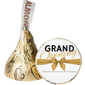 Grand Opening Candy Stickers | 100ct|Step Inside and Enjoy the Excitement |Gold Ribbon Design |Glossy