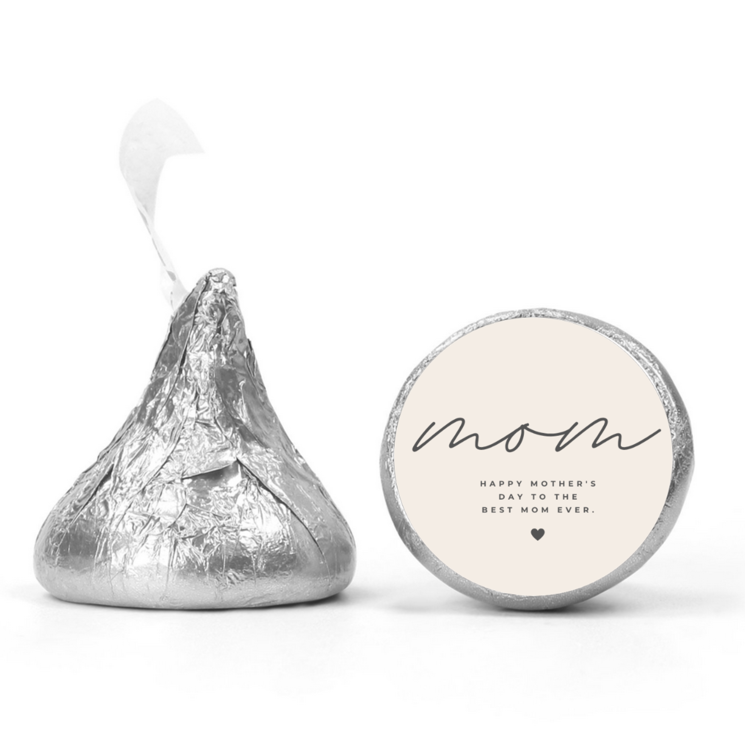 Mother’s Day Candy Stickers | Kiss Bottom Labels | Glossy | Self-Adhesive | Durable | 100ct