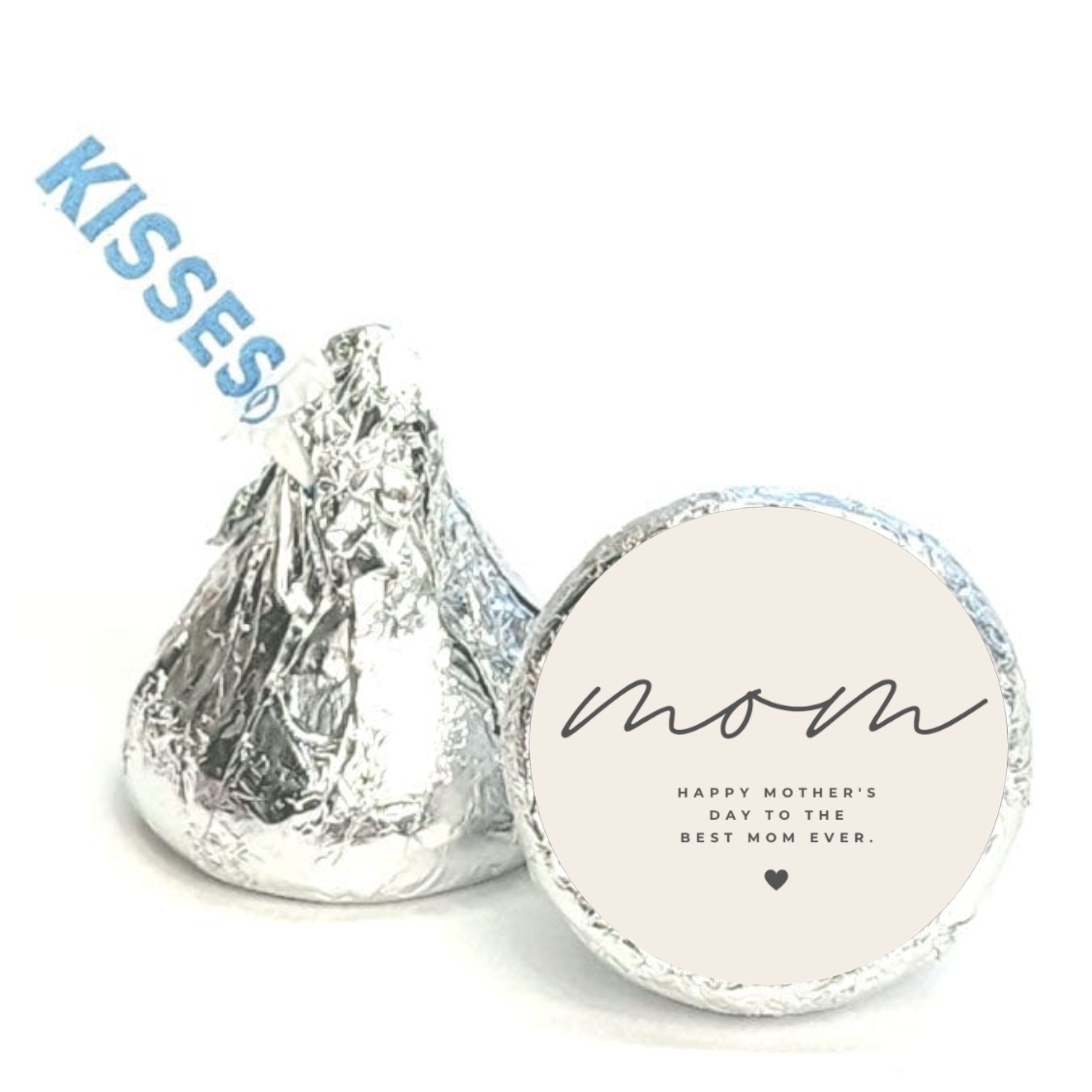 Mother’s Day Candy Stickers | Kiss Bottom Labels | Glossy | Self-Adhesive | Durable | 100ct