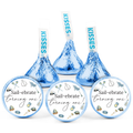 Sail-ebrate Nautical First Birthday Candy Stickers | Boat Theme Party Decor