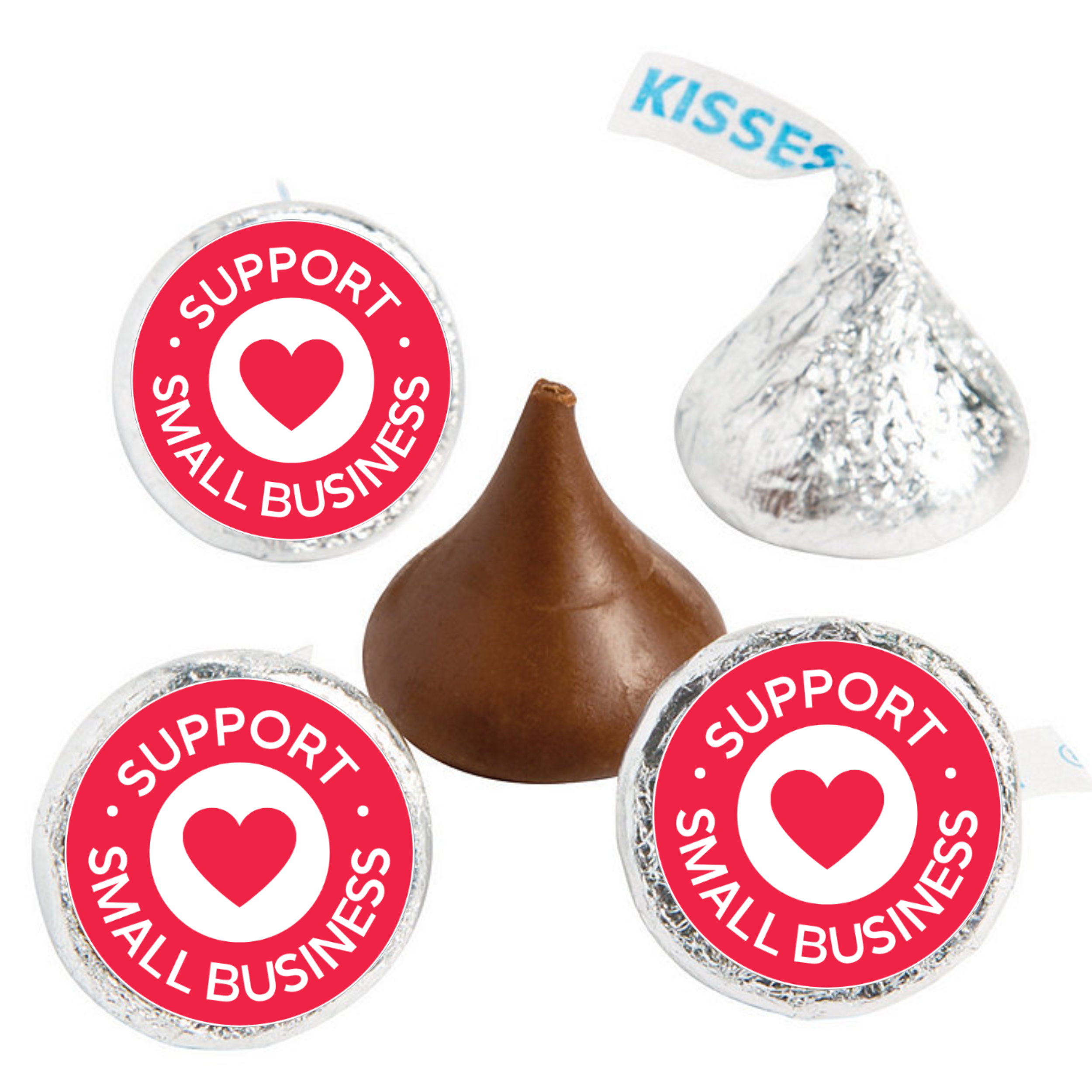 Small Business Candy Stickers | Support Our Small Business Theme | 0.75in | Glossy |100ct