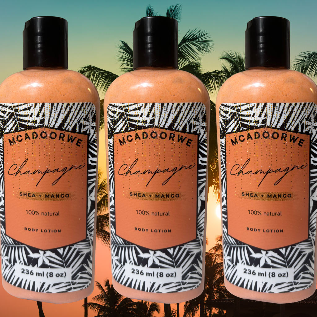 Champagne Ultimate Hydration Body Lotion| Shea + Mango| 8oz |Organic