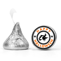 Happy Halloween Kiss Candy Stickers | Halloween party Favors | Glossy| 100ct