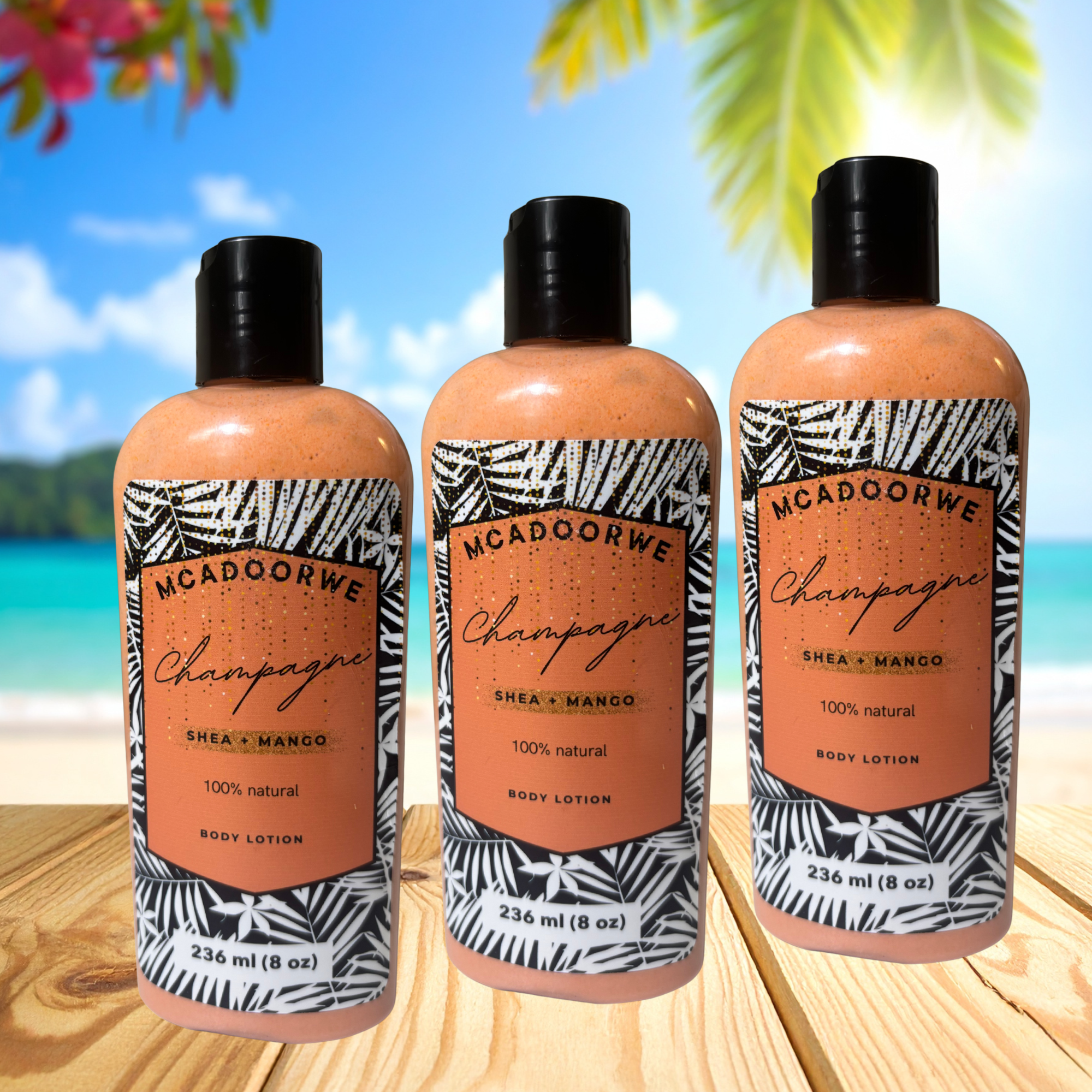 Champagne Ultimate Hydration Body Lotion| Shea + Mango| 8oz |Organic